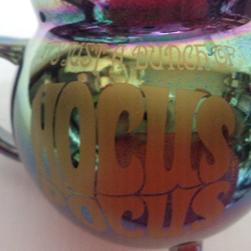 Disney Hocus Pocus Iridescent Cauldron Mug Cup footed 12 ounces NEW NWT - Picture 5 of 8
